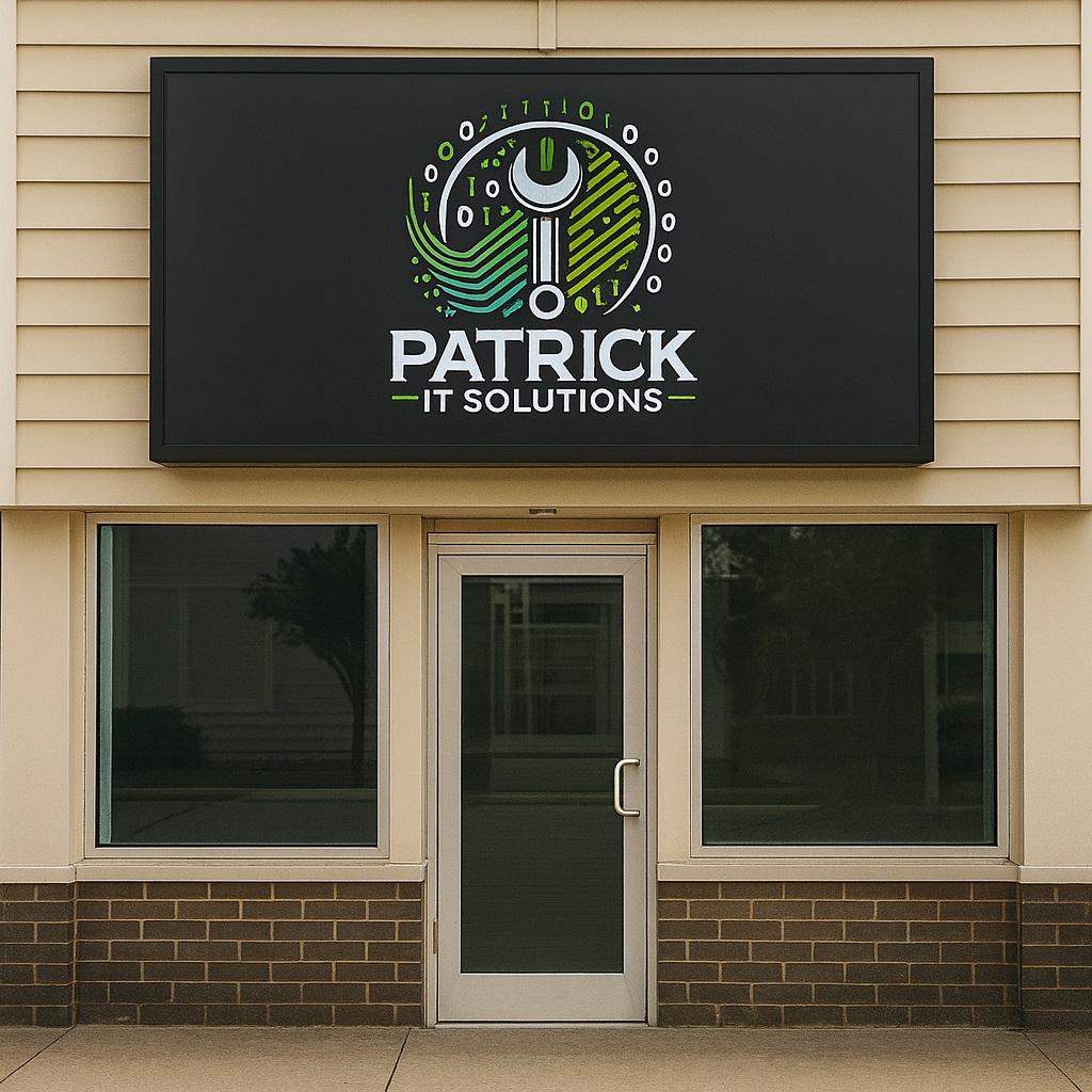 Patrick IT Solutions storefront mockup
